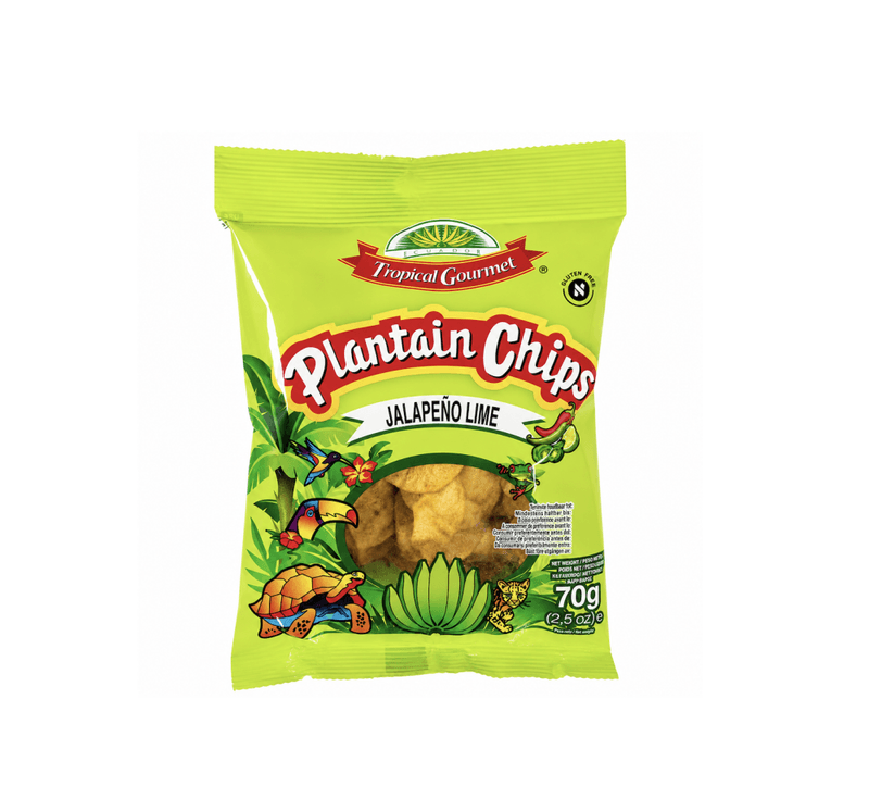 CHIFLES JALAPEÑO Y LIMA 70g TROPICAL GOURMET 🌶️