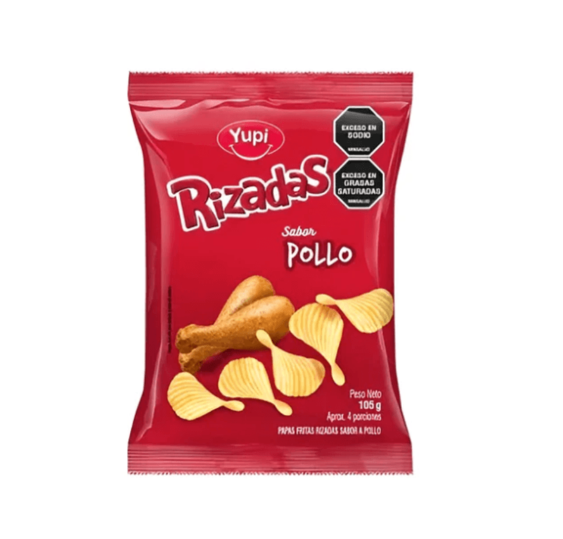 PAPAS RIZADAS POLLO 105g
