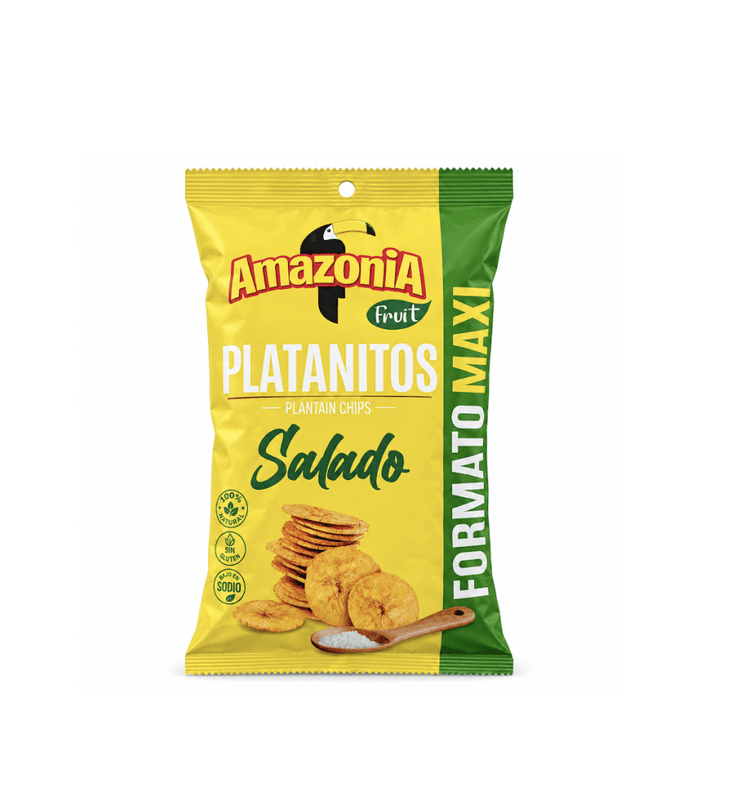 PLATANITOS AMAZONIA SALADOS 200g PACK FAMILIAR 