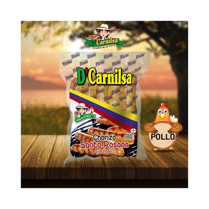 Hovedbilde CHORIZO SANTARROSANO POLLO / KYLLING 500g ...