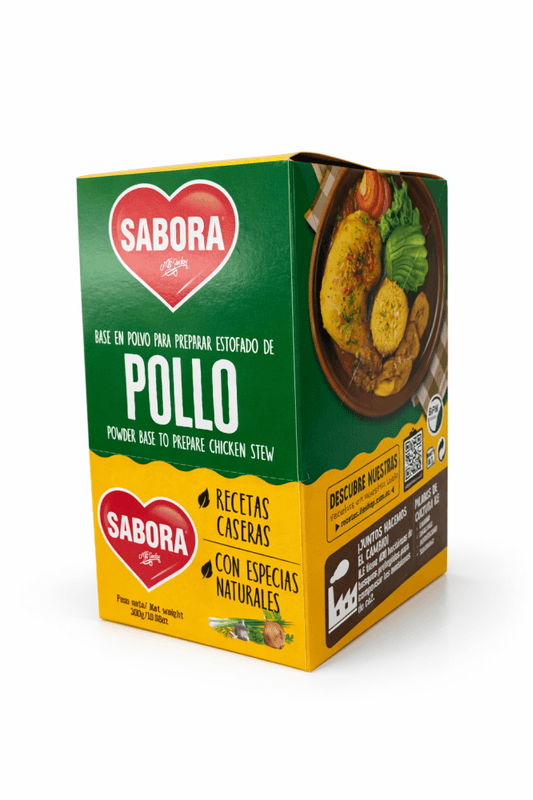 BASE EN POLVO ESTOFADO POLLO SABORA DISPLAY 300g 12stk