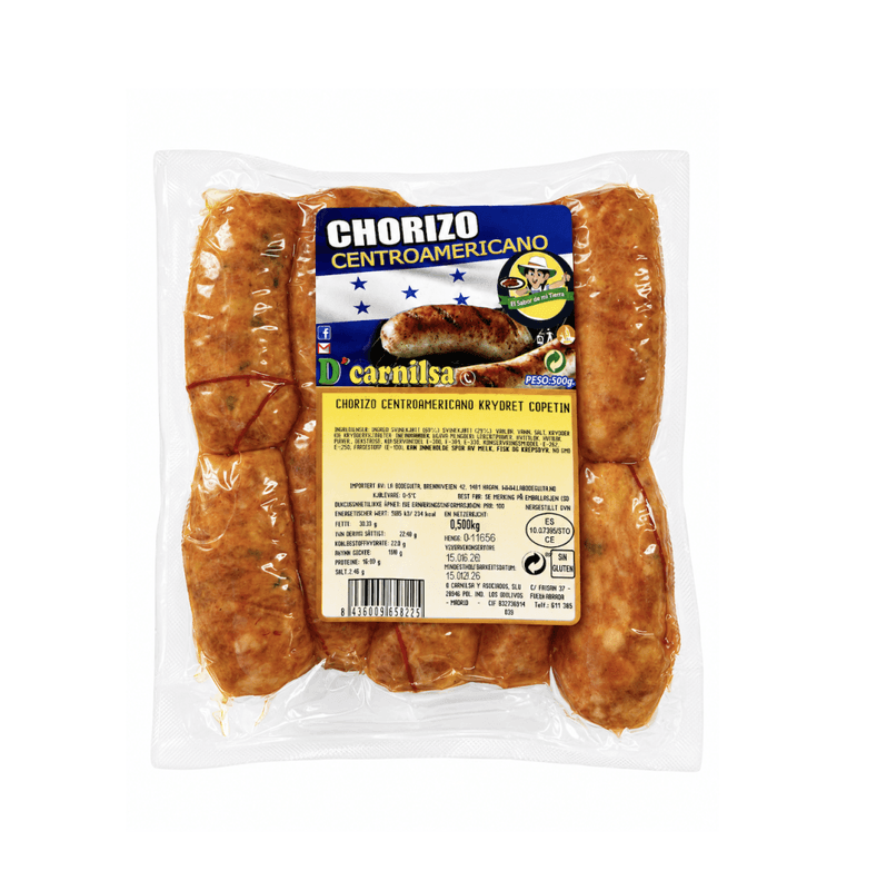 CHORIZO CENTROAMERICANO COPETIN PICANTE 10stk 500g
